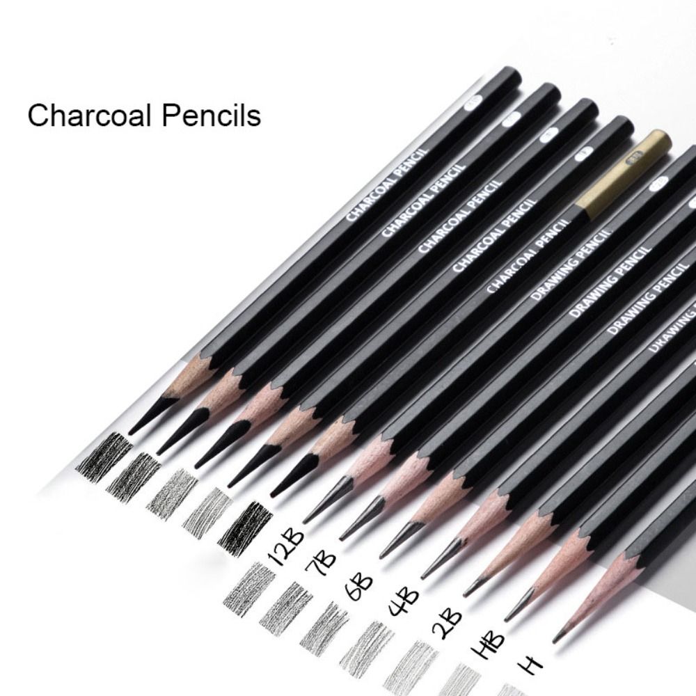 Sketching Charcoal Set - Professional Graphite Mixed Sketching Pencil Painting