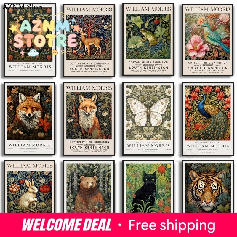 Art Craft William Morris - William Morris Museum Exhibition Poster Fox