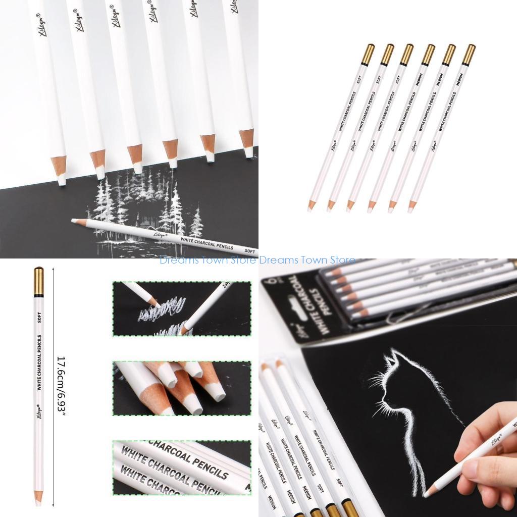Sketching Charcoal Set - HX6A 6 Chiếc Động Nghệ Sĩ