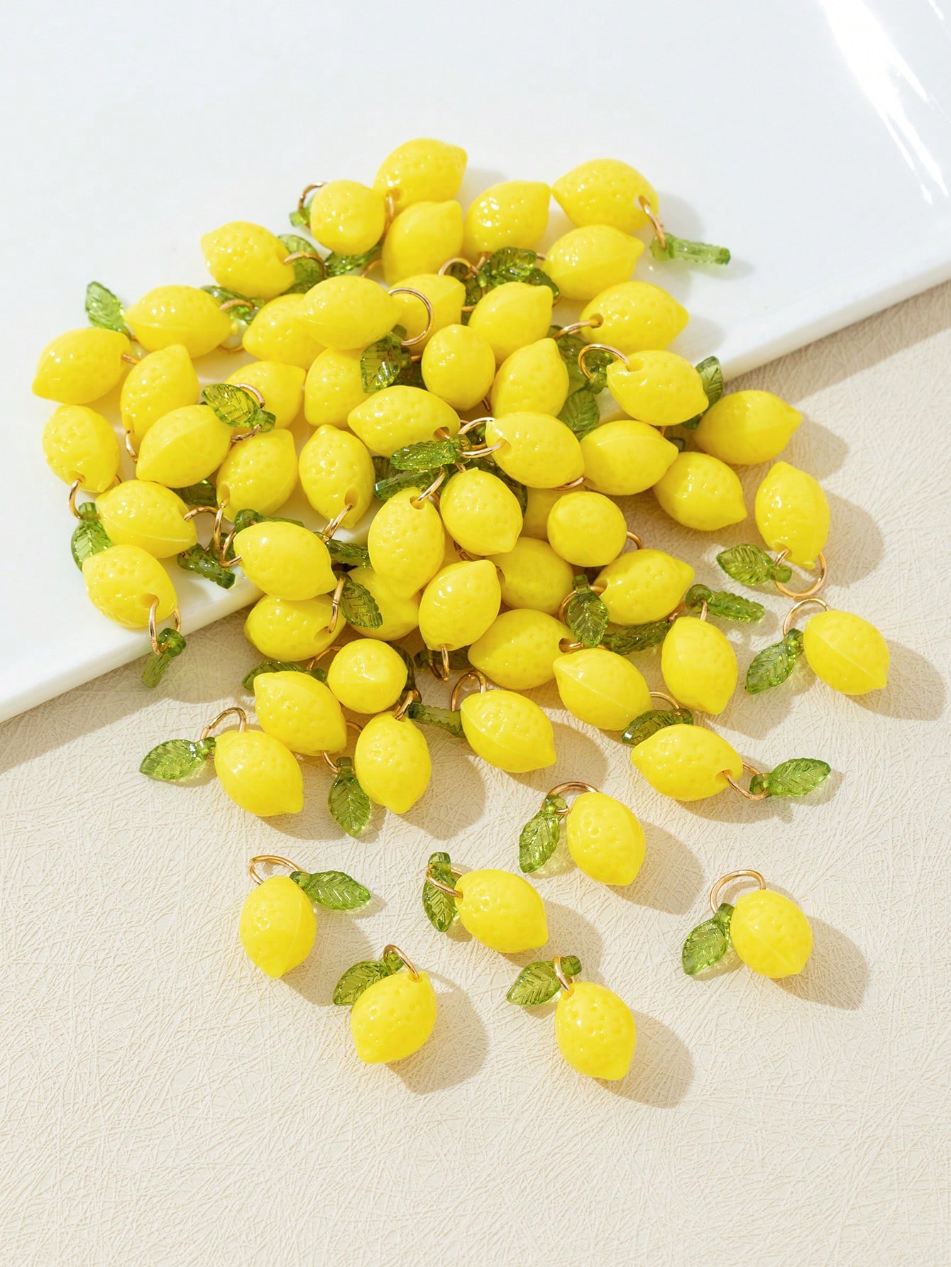 10Pcs 3D Lemon Resin Charms Pe - đánh giá và giá Art Craft Resin
