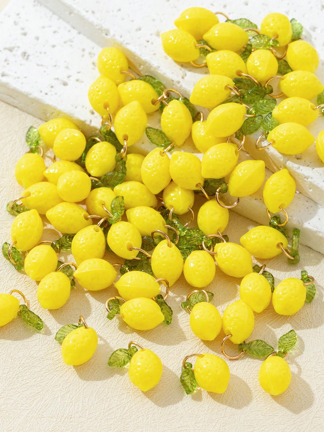 10Pcs 3D Lemon Resin Charms Pe - đánh giá và giá Art Craft Resin