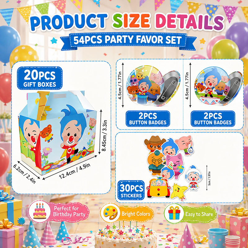 Clown Cartoon Pattern Paper Bo - đánh giá và giá Art Craft Easter