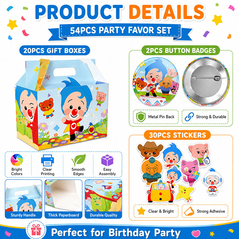Clown Cartoon Pattern Paper Bo - đánh giá và giá Art Craft Easter