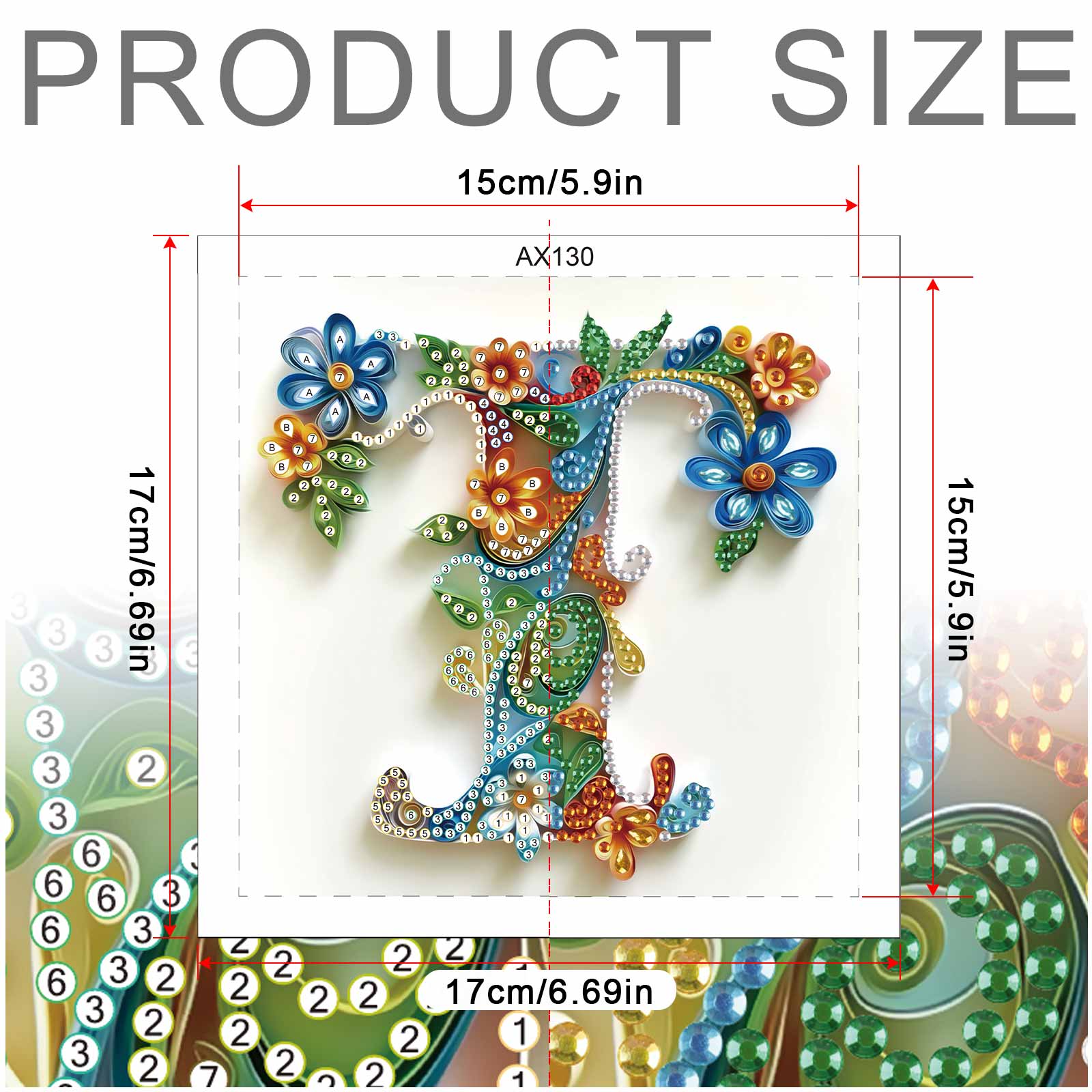 Special Shaped Diamond Art pai - đánh giá và giá Art Craft Letter T