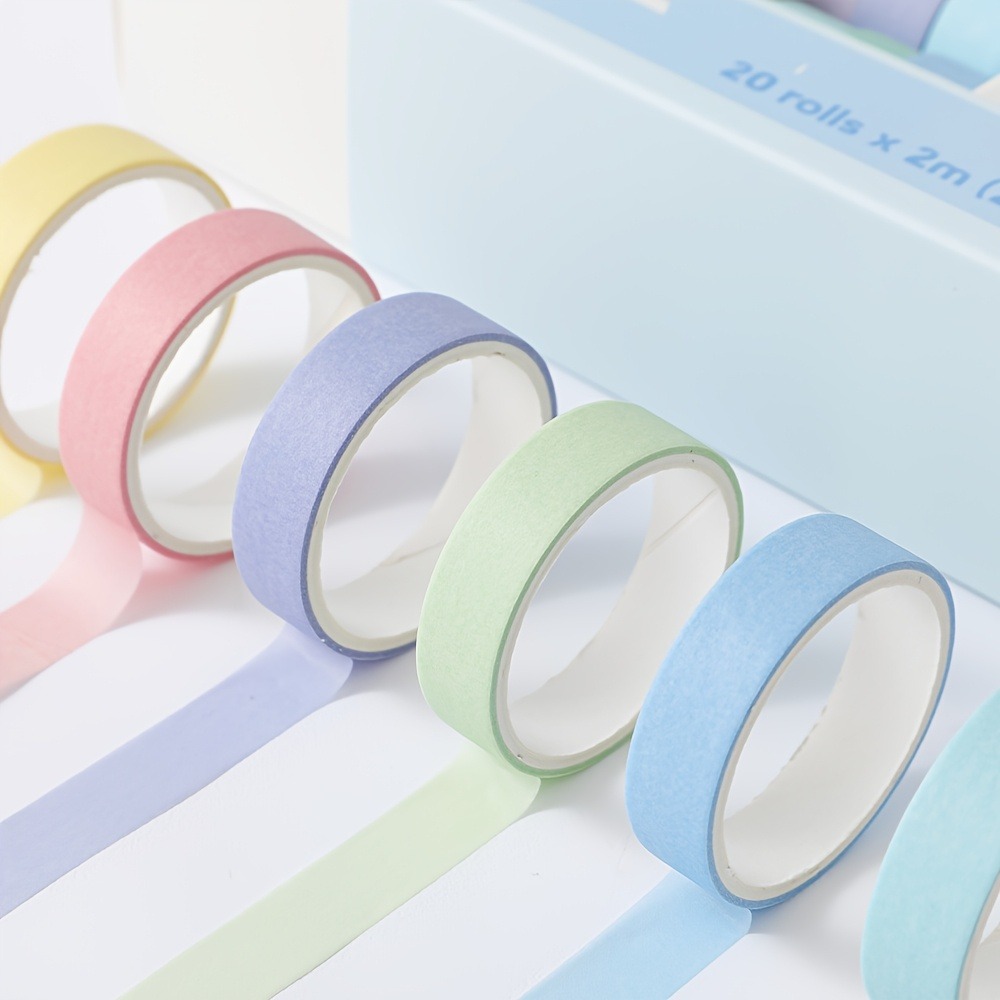 20 Rolls of Macaron Tape, 0.4i - đánh giá và giá Art Craft Stationery