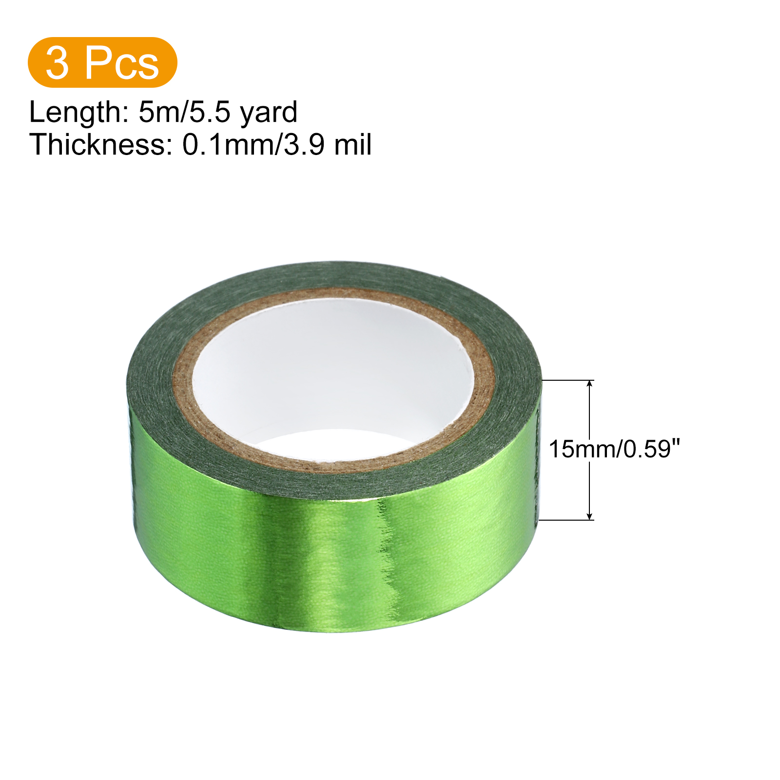 3 Roll 15mmx5m Metallic Washi  - đánh giá và giá Art Craft Stationery