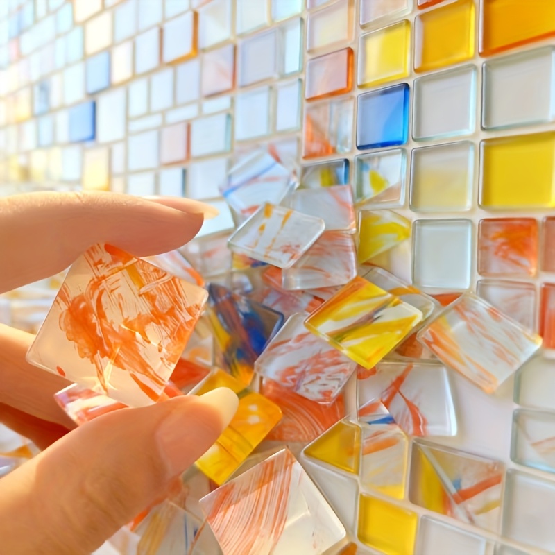 100g square mosaic hand-painte - đánh giá và giá Art Craft Bar