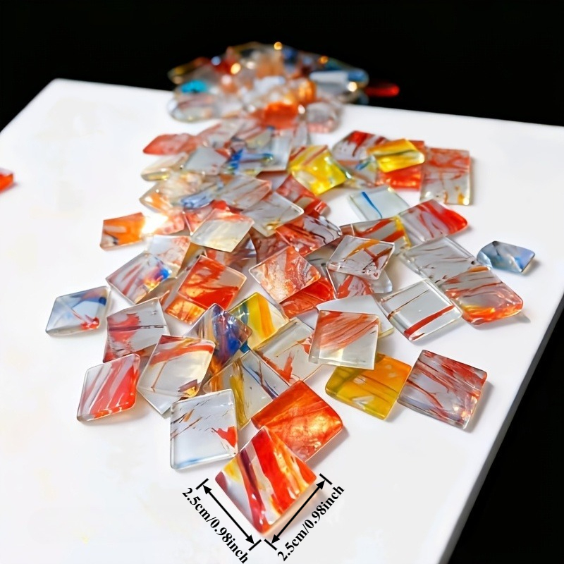 100g square mosaic hand-painte - đánh giá và giá Art Craft Bar