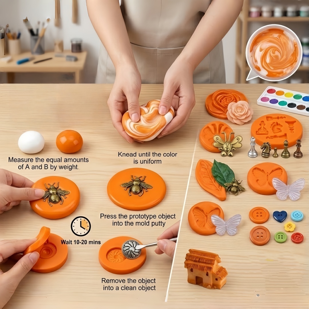 Silicone Putty DIY Crafting Se - đánh giá và giá Art Craft Resin