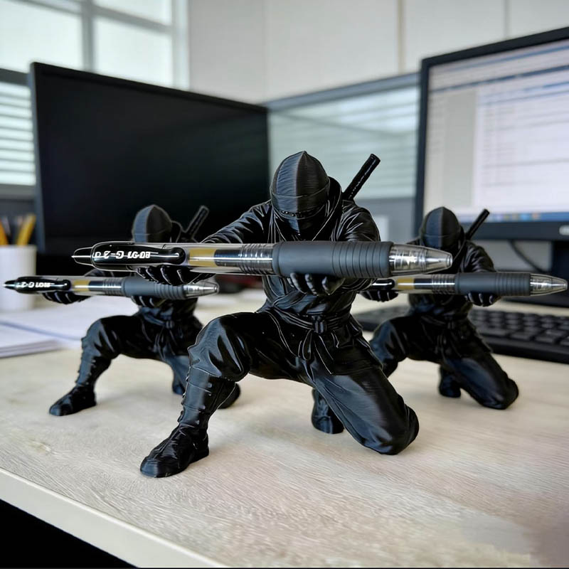 Desktop Art 3D Printed Ninja P - đánh giá và giá Art Craft Stationery