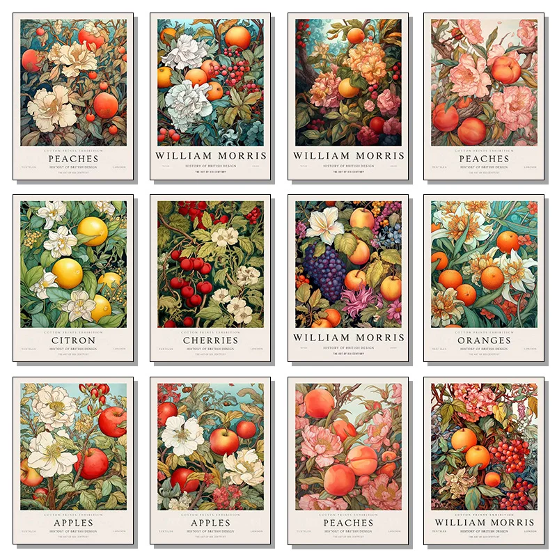 William Morris Flowers and Fru - đánh giá và giá Art Craft William Morris