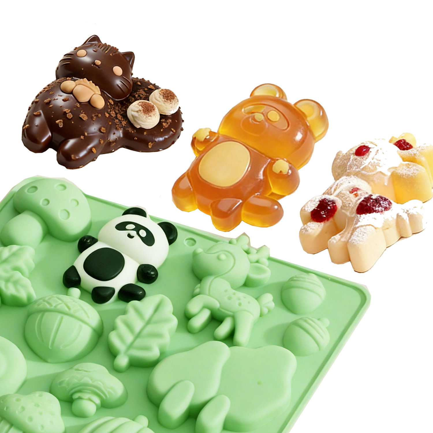 1 Silicone Cake Mold in the Sh - đánh giá và giá Art Craft Resin