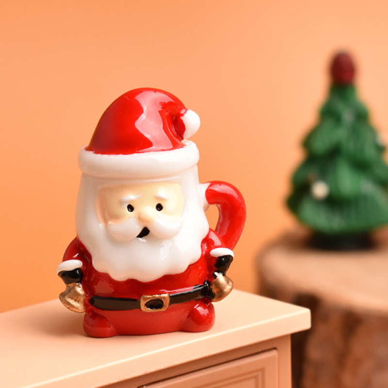 Mini Santa Teacup Ornament - R - đánh giá và giá Art Craft Resin