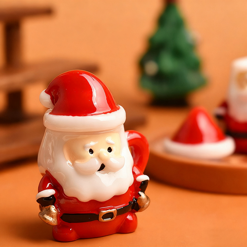 Mini Santa Teacup Ornament - R - đánh giá và giá Art Craft Resin