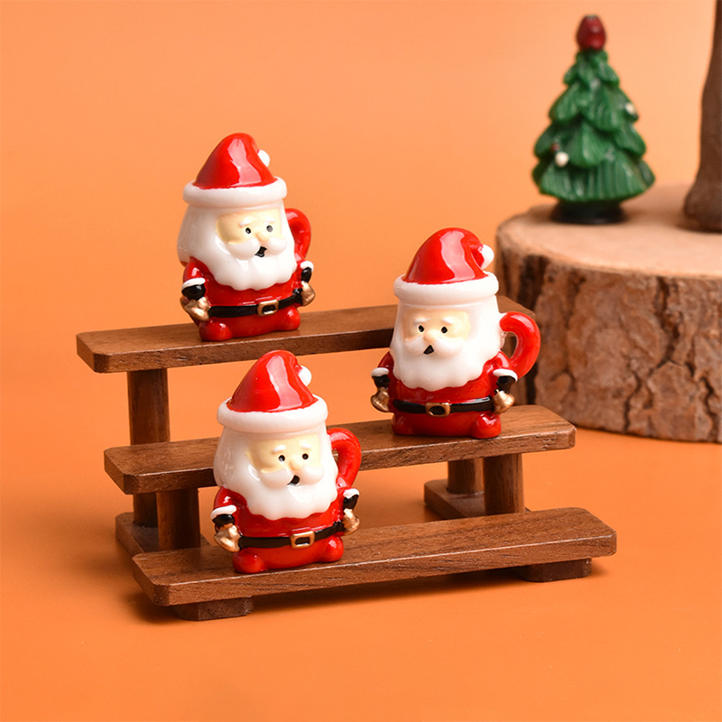 Mini Santa Teacup Ornament - R - đánh giá và giá Art Craft Resin