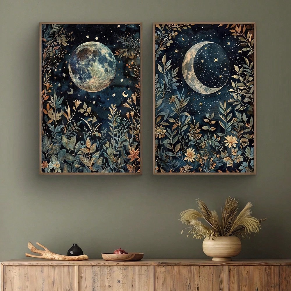 2pcs/set Boho Moon Botanical C - đánh giá và giá Art Craft William Morris