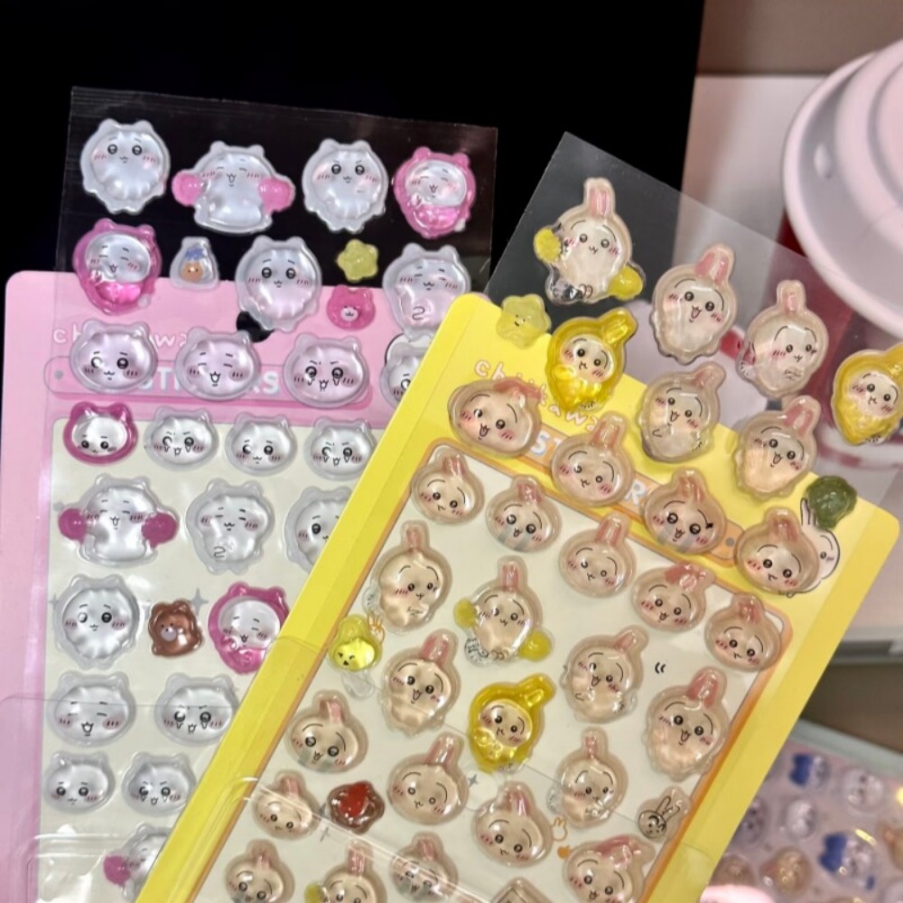 Cute Chiikawa 3D Crystal Embos - đánh giá và giá Art Craft Stationery