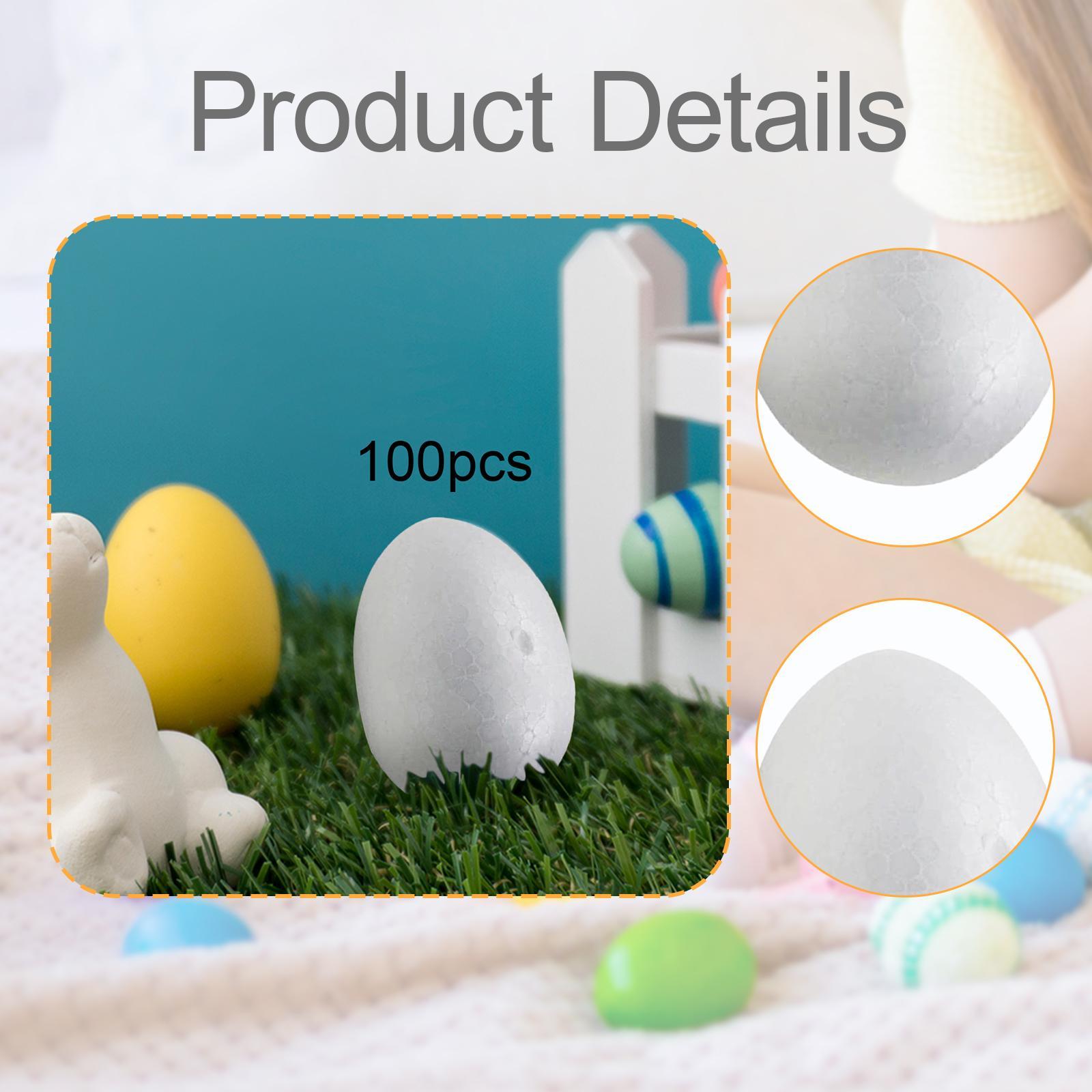 Foam Easter Eggs White Craft D - đánh giá và giá Art Craft Easter