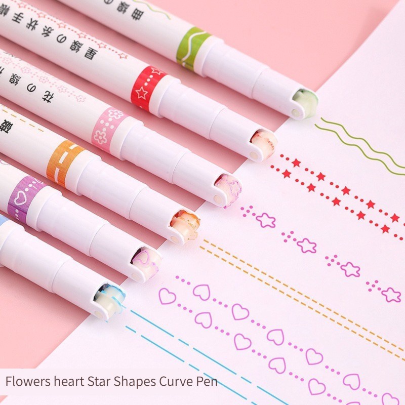 6Pcs Roller Tip Curve Liner Fo - đánh giá và giá Art Craft Stationery