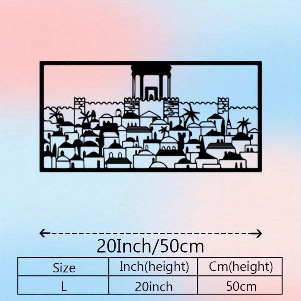 CIFBUY Metal Wall Art Jerusale - đánh giá và giá Art & Craft World